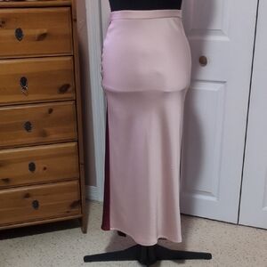 Two-Toned Pink Maxi Skirt